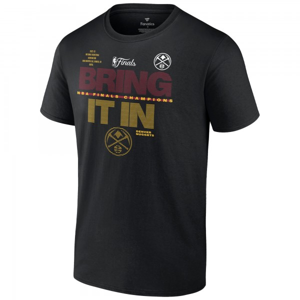 Чемпионская футболка Denver Nuggets 2023 NBA Finals Champions Hometown Originals Technical - Black