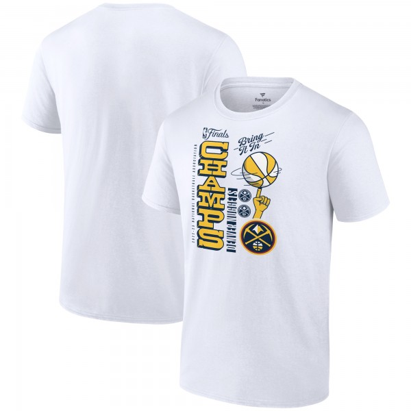 Чемпионская футболка Denver Nuggets 2023 NBA Finals Champions Hometown Originals Review - White
