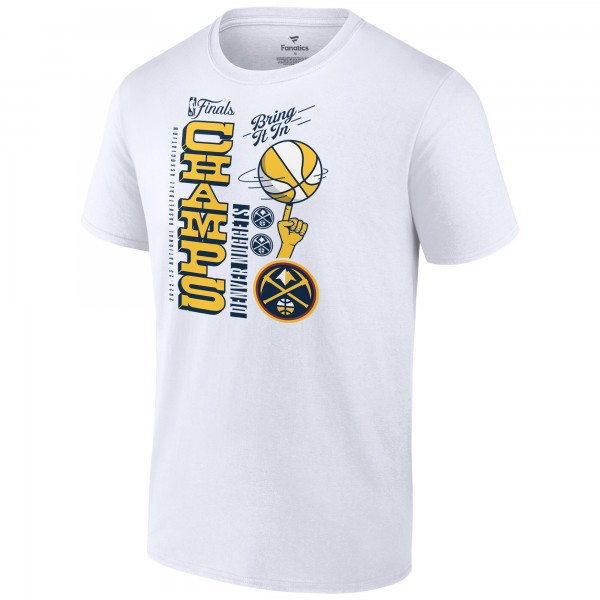 Чемпионская футболка Denver Nuggets 2023 NBA Finals Champions Hometown Originals Review - White