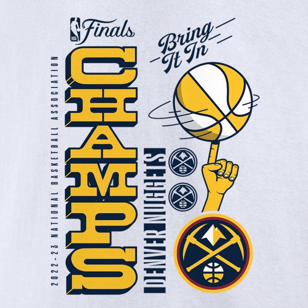 Чемпионская футболка Denver Nuggets 2023 NBA Finals Champions Hometown Originals Review - White