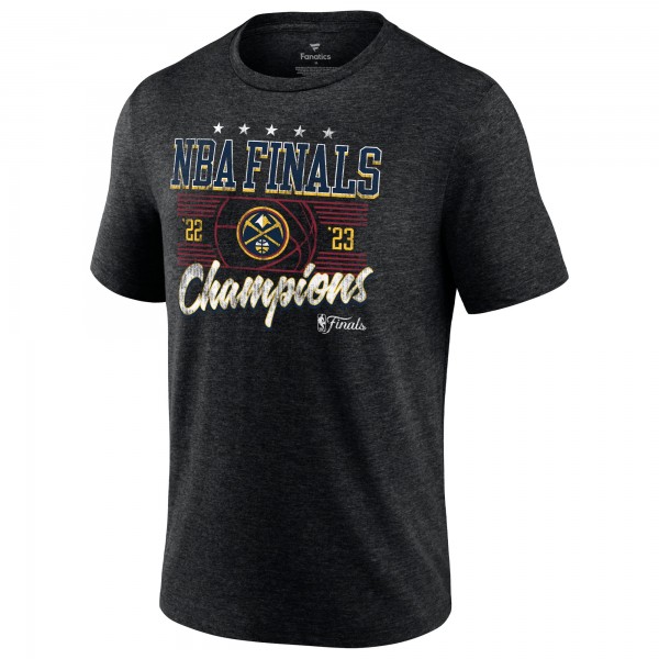 Чемпионская футболка Denver Nuggets 2023 NBA Finals Champions Corner Gold Luxe Tri-Blend - Black