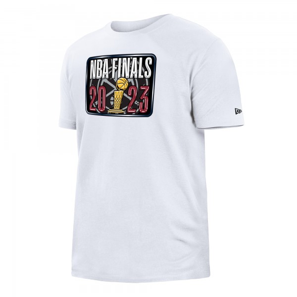 Футболка Denver Nuggets New Era 2023 NBA Finals Hook - White