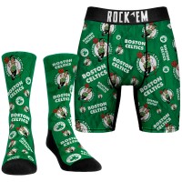 Носки и трусы Boston Celtics Rock Em All-Over Logo - Green