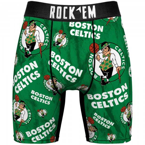 Носки и трусы Boston Celtics Rock Em All-Over Logo - Green
