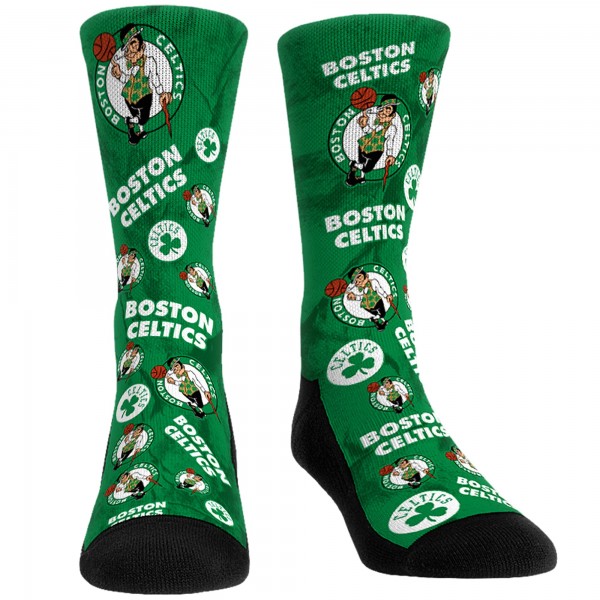 Носки и трусы Boston Celtics Rock Em All-Over Logo - Green