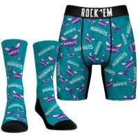 Носки и трусы Charlotte Hornets Rock Em All-Over Logo - Teal
