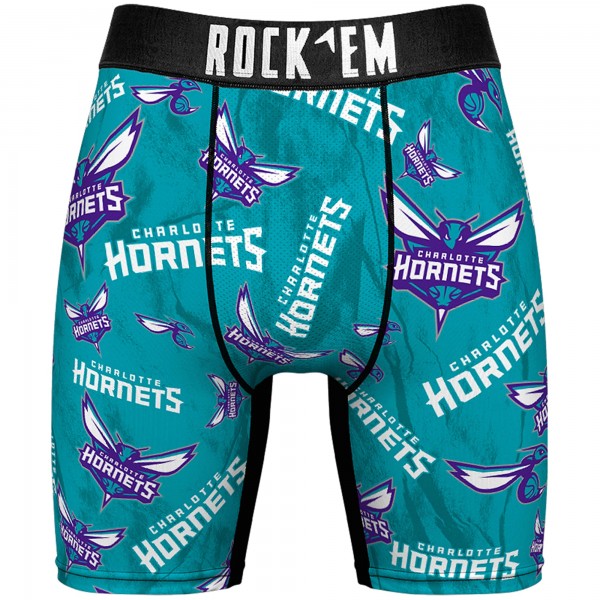 Носки и трусы Charlotte Hornets Rock Em All-Over Logo - Teal