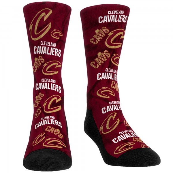 Носки и трусы Cleveland Cavaliers Rock Em All-Over Logo - Wine