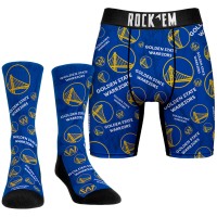 Носки и трусы Golden State Warriors Rock Em Socks Royal All-Over Logo