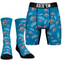 Носки и трусы Oklahoma City Thunder Rock Em All-Over Logo - Blue