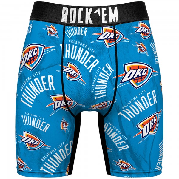 Носки и трусы Oklahoma City Thunder Rock Em All-Over Logo - Blue