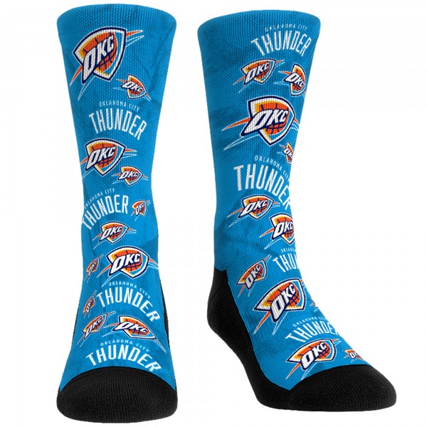 Носки и трусы Oklahoma City Thunder Rock Em All-Over Logo - Blue