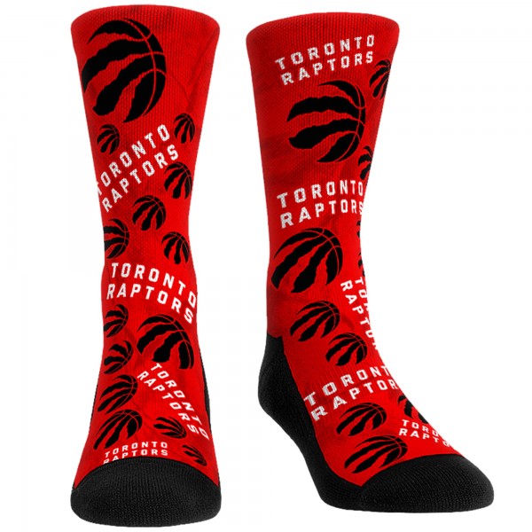 Носки и трусы Toronto Raptors Rock Em All-Over Logo - Red