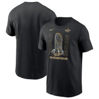 Los Angeles Dodgers Nike Black 2025 World Series Champions Raise The Trophy T-Shirt