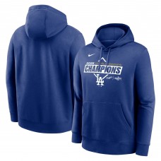 Los Angeles Dodgers Nike Royal 2025 World Series Champions Logo Home Plate Hoodie
