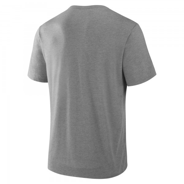 New York Yankees Fanatics Heather Gray Nostalgia Tri-Blend T-Shirt