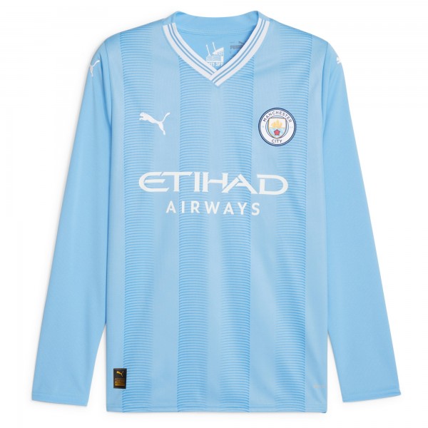 Игровая форма  Manchester City Puma 2023/24 Home Replica Custom - Sky Blue