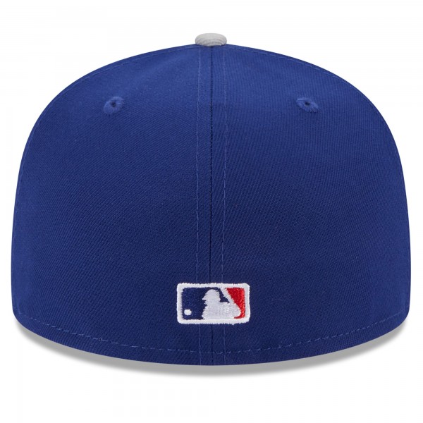 Бейсболка Los Angeles Dodgers New Era Royal/White On Deck 59FIFTY