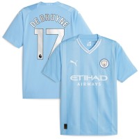 Игровая форма  Kevin De Bruyne Manchester City Puma 2023/24 Home Replica Player - Sky Blue