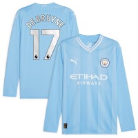 Игровая форма  Kevin De Bruyne Manchester City Puma 2023/24 Home Replica Player - Sky Blue