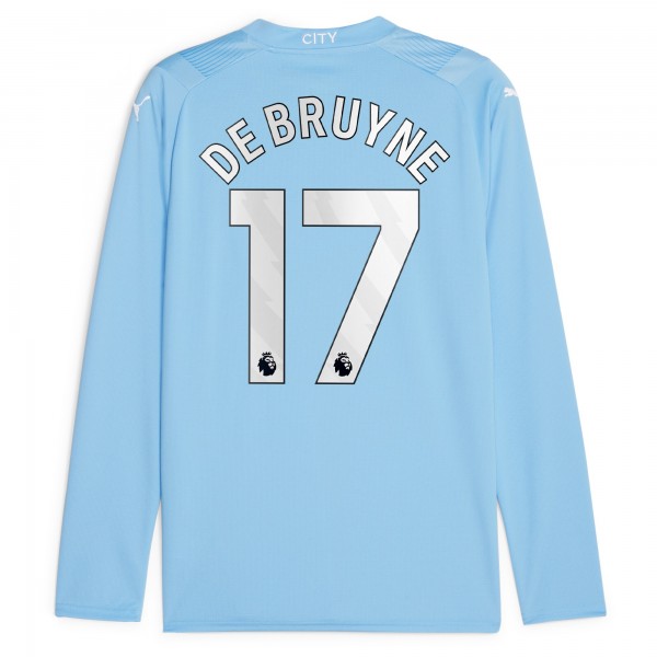 Игровая форма  Kevin De Bruyne Manchester City Puma 2023/24 Home Replica Player - Sky Blue