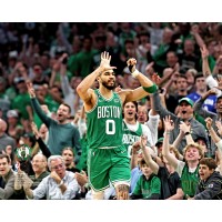 Jayson Tatum Boston Celtics Unsigned Fanatics Authentic Game 7 51-Point Celebration Spotlight Photograph