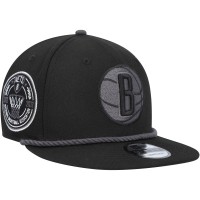 Бейсболка Brooklyn Nets New Era Back Laurels 9FIFTY - Black