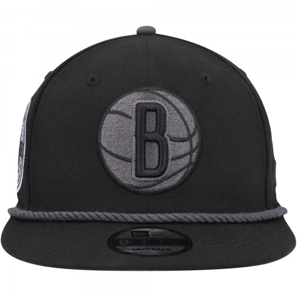 Бейсболка Brooklyn Nets New Era Back Laurels 9FIFTY - Black