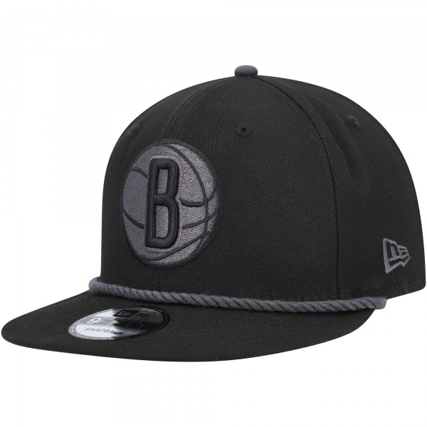 Бейсболка Brooklyn Nets New Era Back Laurels 9FIFTY - Black