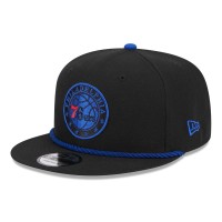 Бейсболка Philadelphia 76ers New Era Back Laurels 9FIFTY - Black