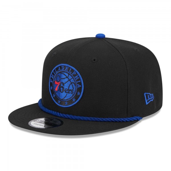 Бейсболка Philadelphia 76ers New Era Back Laurels 9FIFTY - Black