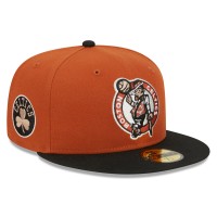 Бейсболка Boston Celtics New Era Two-Tone 59FIFTY - Rust/Black