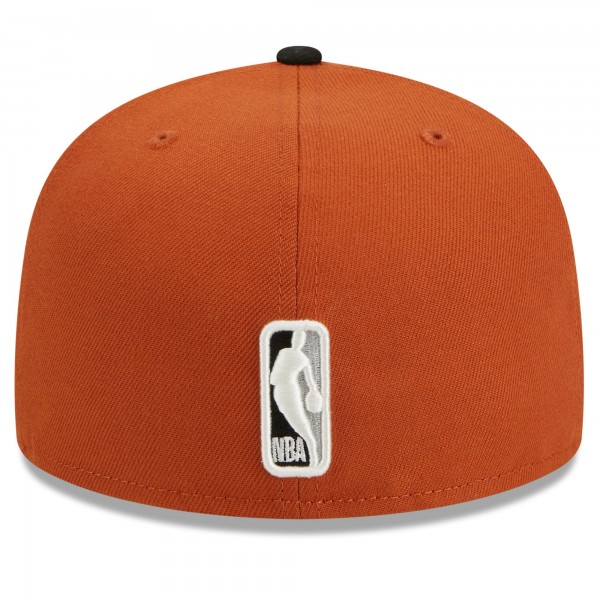 Бейсболка Boston Celtics New Era Two-Tone 59FIFTY - Rust/Black
