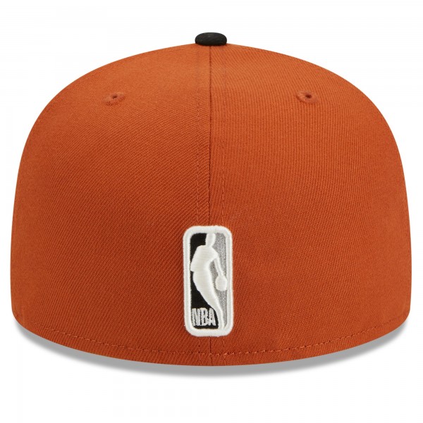 Бейсболка Chicago Bulls New Era Two-Tone 59FIFTY - Rust/Black
