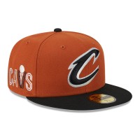 Бейсболка Cleveland Cavaliers New Era Two-Tone 59FIFTY - Rust/Black
