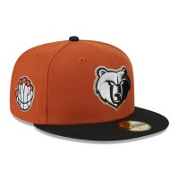 Бейсболка Memphis Grizzlies New Era Two-Tone 59FIFTY - Rust/Black