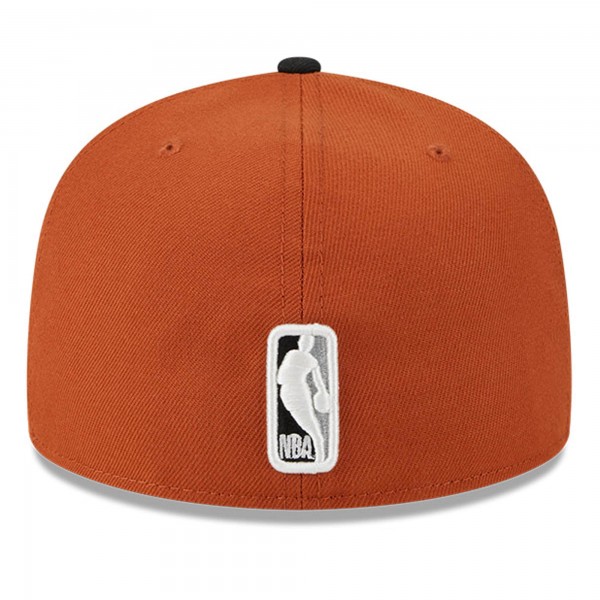 Бейсболка Milwaukee Bucks New Era Two-Tone 59FIFTY - Rust/Black