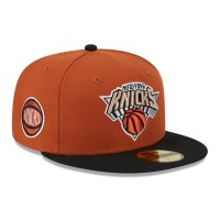 Бейсболка New York Knicks New Era Two-Tone 59FIFTY - Rust/Black