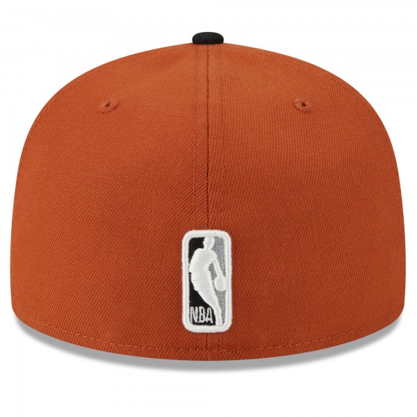 Бейсболка Sacramento Kings New Era Two-Tone 59FIFTY - Rust/Black