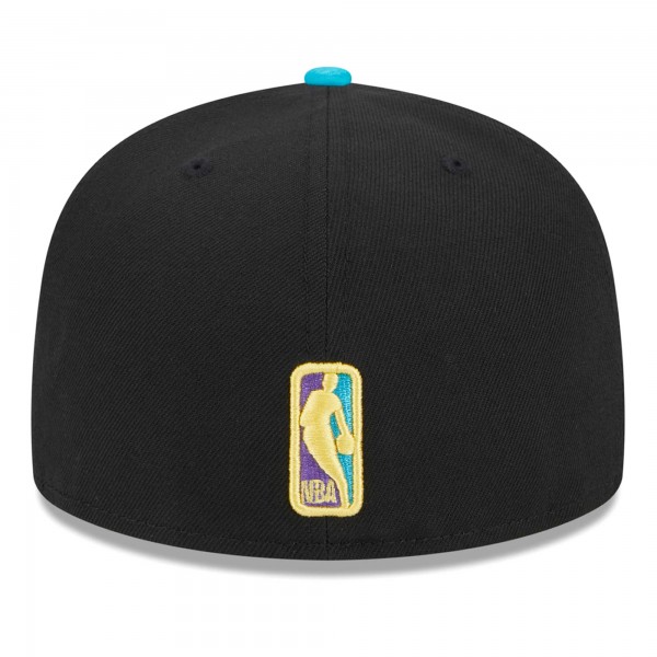 Бейсболка Chicago Bulls New Era Arcade Scheme 59FIFTY - Black/Turquoise