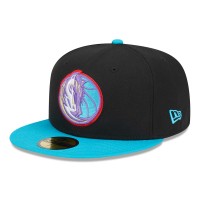 Бейсболка Dallas Mavericks New Era Arcade Scheme 59FIFTY - Black/Turquoise