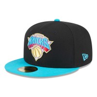 Бейсболка New York Knicks New Era Arcade Scheme 59FIFTY - Black/Turquoise