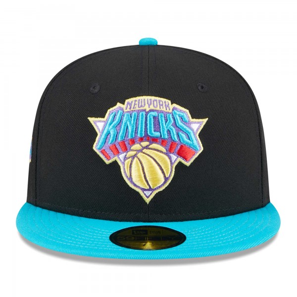 Бейсболка New York Knicks New Era Arcade Scheme 59FIFTY - Black/Turquoise