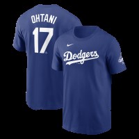 Los Angeles Dodgers Shohei Ohtani Nike Royal 2025 World Series Champions Name & Number T-Shirt