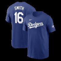 Los Angeles Dodgers Will Smith Nike Royal 2025 World Series Champions Name & Number T-Shirt
