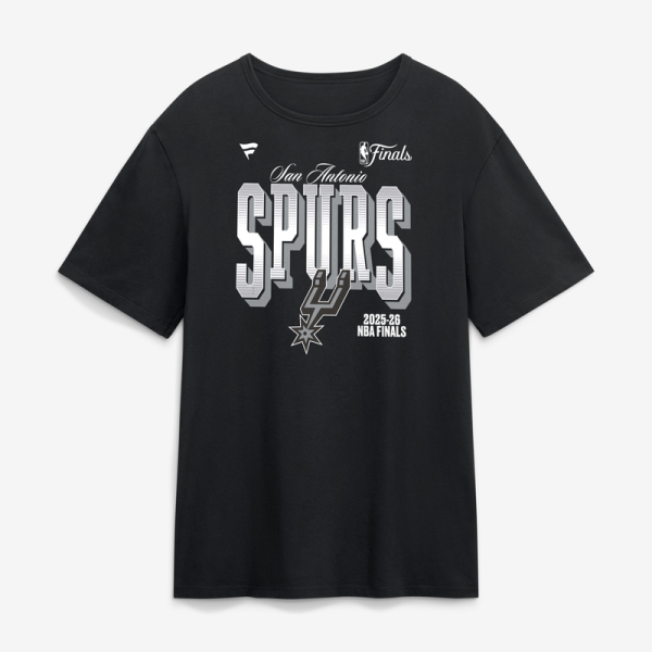 Футболка San Antonio Spurs Fanatics Black 2026 NBA Finals
