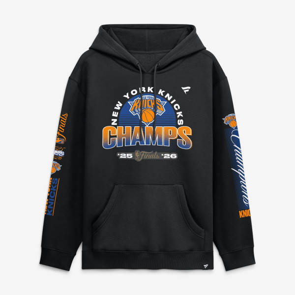 Толстовка New York Knicks Fanatics Black 2026 NBA Finals Champions