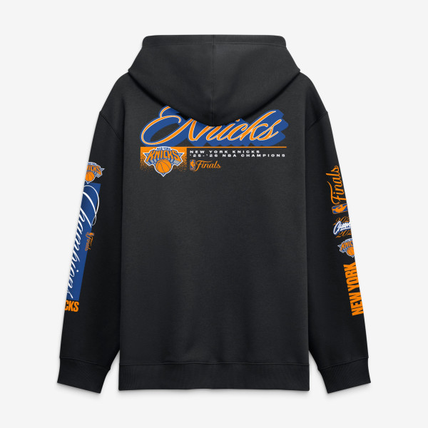 Толстовка New York Knicks Fanatics Black 2026 NBA Finals Champions