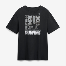Футболка San Antonio Spurs Fanatics Black 2026 NBA Western Conference Champions Stacked Block