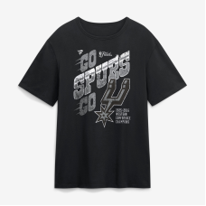 Футболка San Antonio Spurs Fanatics Black 2026 NBA Western Conference Champions Hometown